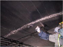 トンネル内での調査